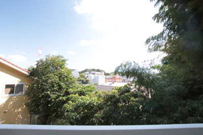 バルコニーからの景色です