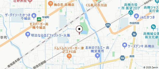 ポップ高槻の地図