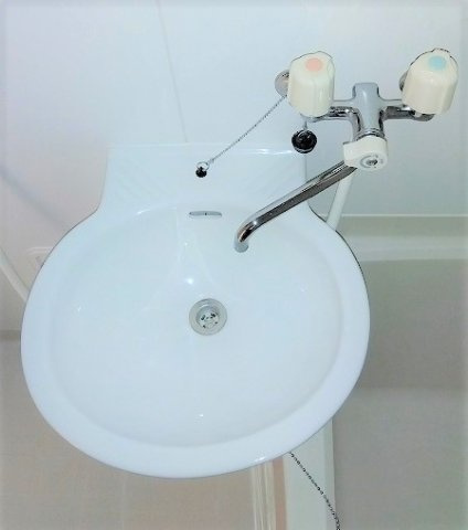 レオパレスサンクレール柏Cの洗面所