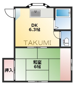 【間取り】 | コーポリバーサイド