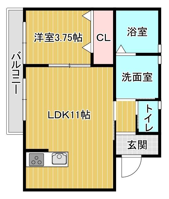 シャンドゥ・フルールの間取り