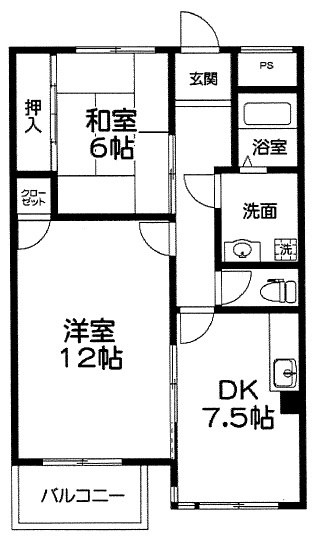アルテメゾン弐番館の間取り
