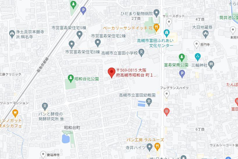 昭和台ハイツの地図