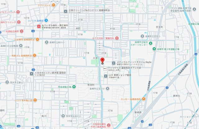 サンライフ川添の地図