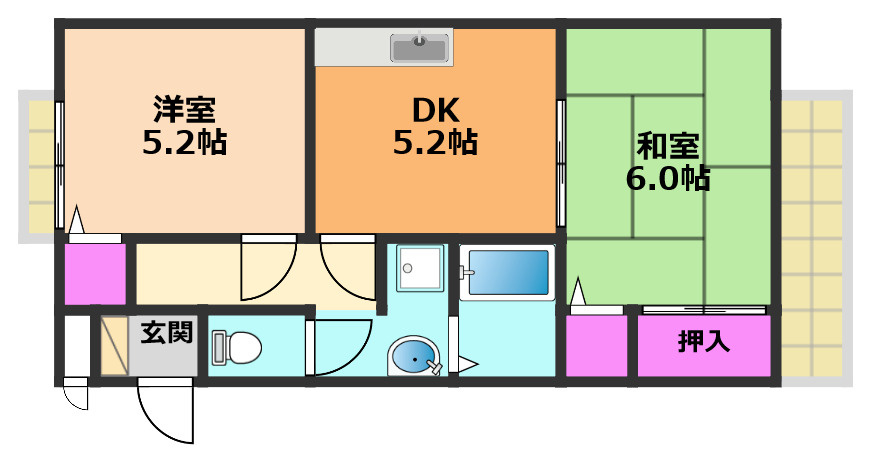 サンライフ川添の間取り