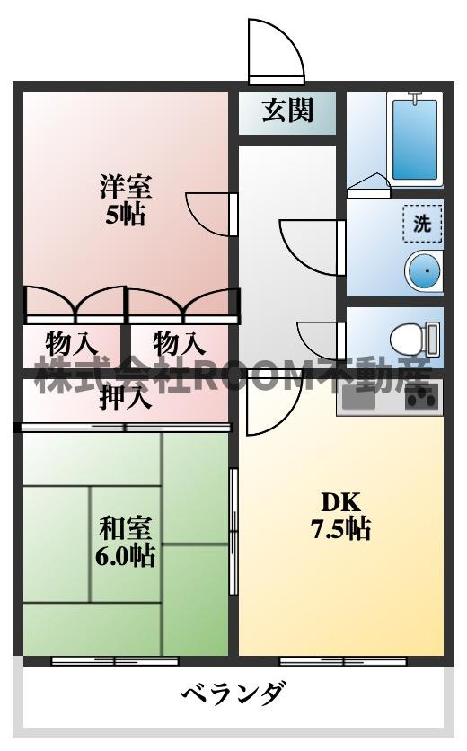 クレストコーポⅡの間取り