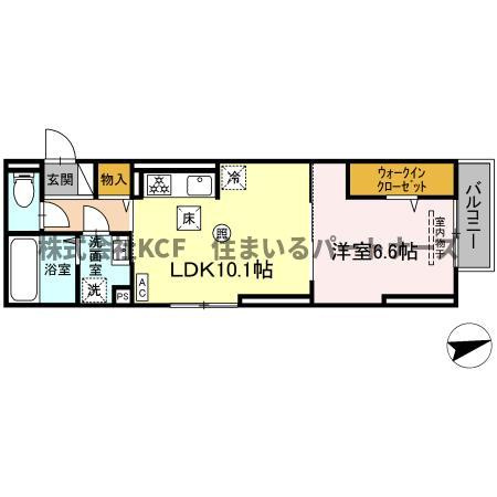 グランデシェチオ千本杉Ⅱの間取り