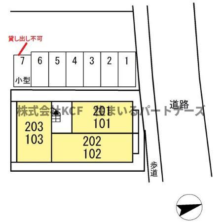 グランデシェチオ千本杉Ⅱの区画図