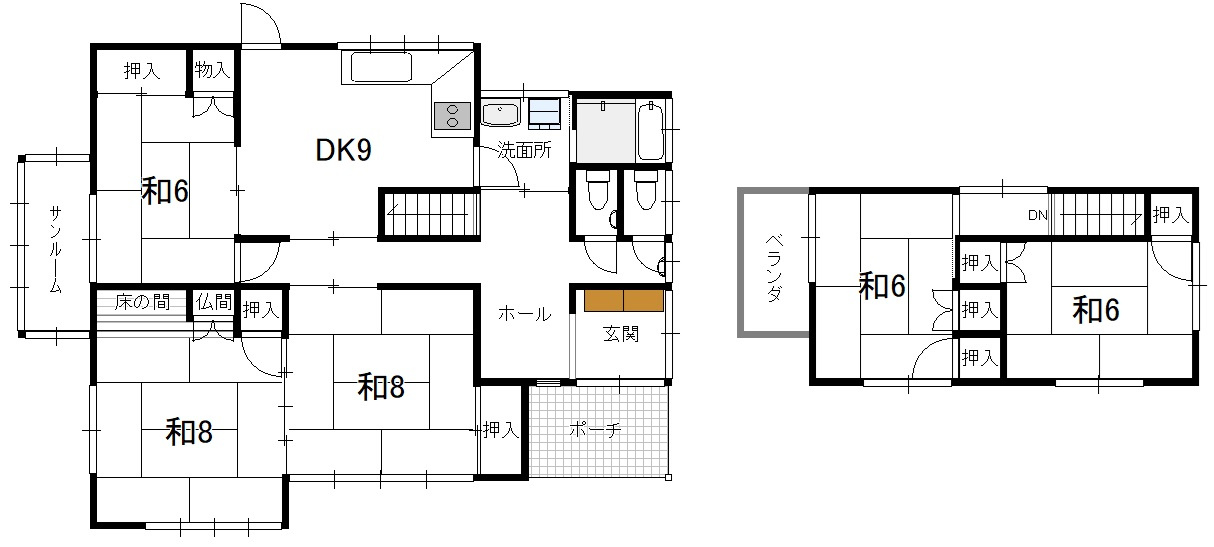 【間取り】の画像