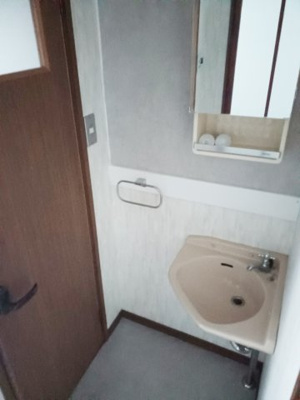 【洗面所】 | 宮之阪3丁目（テラスハウス） | 洗面スペースになります。