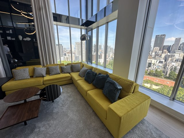 プレミストタワー靱本町のバルコニー