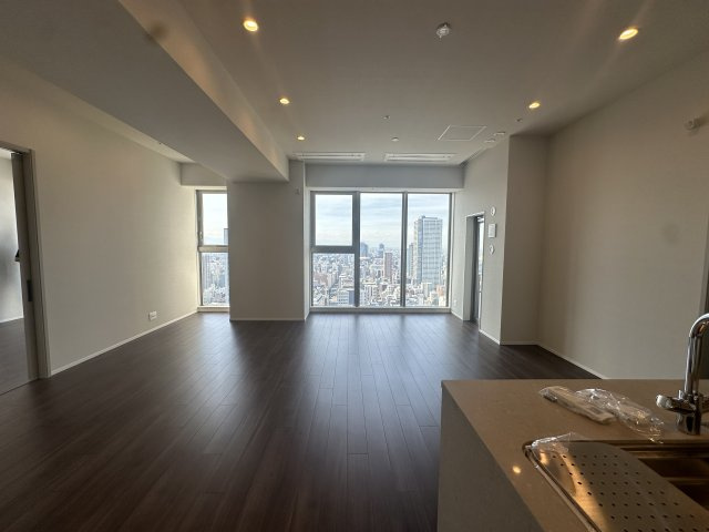 プレミストタワー靱本町の居間・リビング