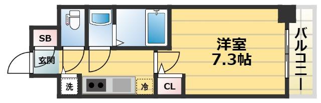 サムティ大阪GRAND EASTの間取り