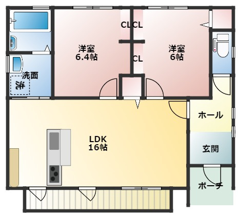 小中野3丁目平屋【LALA SELECT】の間取り