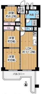 【間取り】 | 立花グリーンハイツ弐号棟 | 新婚様からファミリー様まで幅広くおすすめの３LDKno 間取りです♪