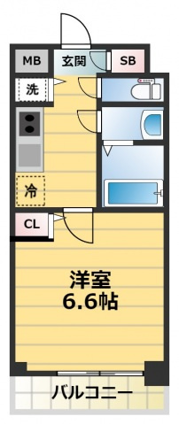 サムティ大阪GRAND EASTの間取り