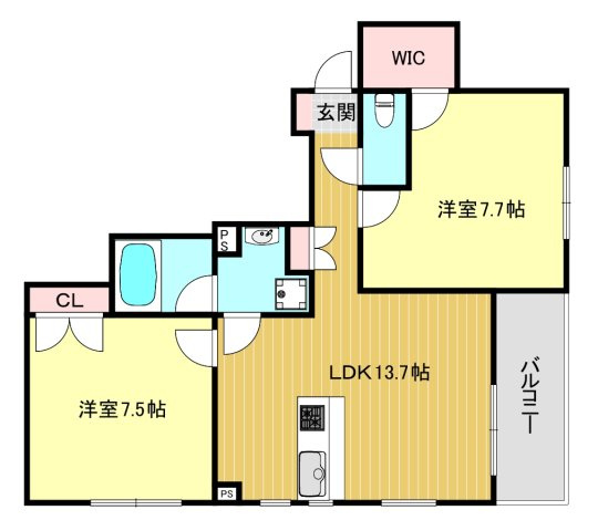 【間取り】 | Ｖｉｌｌａ　Ｍｕｓｉｃａ西宮北口