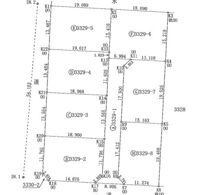 【区画図】 | 都城市下川東2丁目 売土地（造成済）