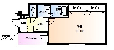 【間取り】 | フジパレス長原Ⅴ番館