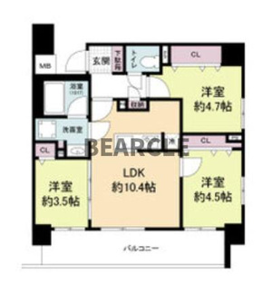 【間取り】 | ブランシエスタ山科大塚