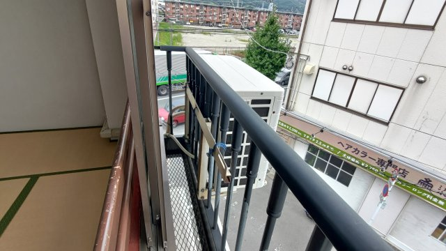 ウラノス壱番館のバルコニー