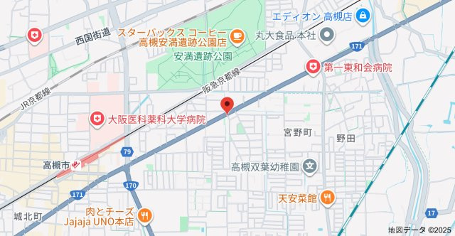 ウラノス壱番館の地図