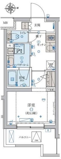 【間取り】 | リヴシティ妙蓮寺