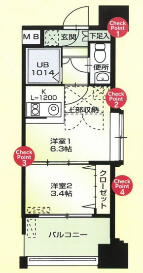 【間取り】 | №62 TOWERS AVANTGARDE 博多　★プライスホームなら仲介手数料が割引価格です★