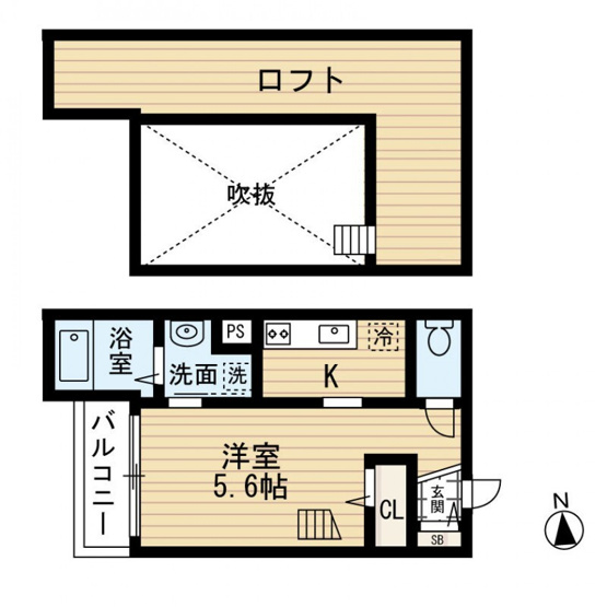 【間取り】 | ココナッツ姪浜 | 現況優先。