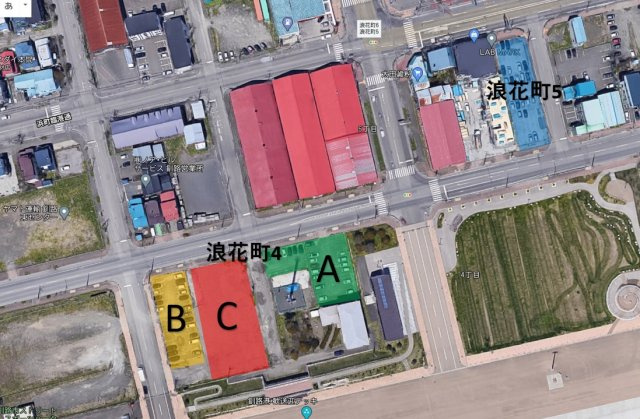 浪花町5丁目駐車場の周辺