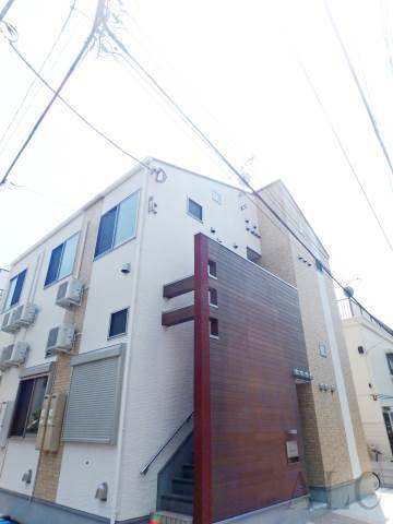 新宿区北新宿１丁目のアパートの外観|おしゃれな外観