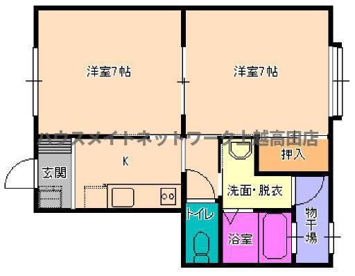 シャレー加賀の間取り