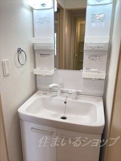 広島市安佐北区三入１丁目のアパートの洗面所|シャンプードレッサー
