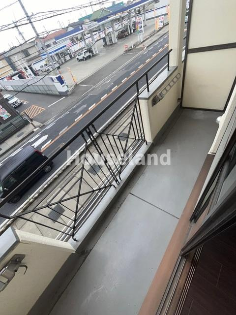 パルム加納のバルコニー