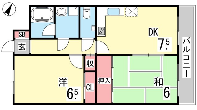 【間取り】 | グローリー魚崎