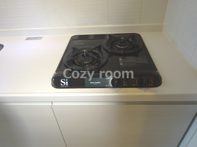 【キッチン】 | S-RESIDENCE江坂 | ガス２口コンロなのでお料理しやすいですね(^-^)