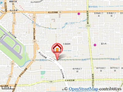 【地図】 | テラスコート東垣生A