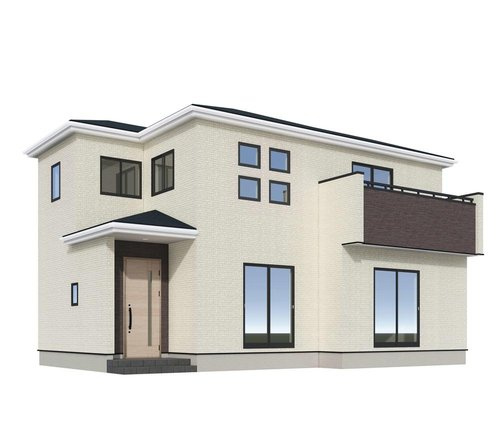 グラファーレ　岡山市南区福富西【仲介手数料無料】の外観パース