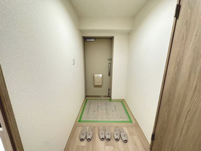 【玄関】 | 岸和田コーポラス3号棟 | お好みのシューズボックスを設置いただける玄関スペース！