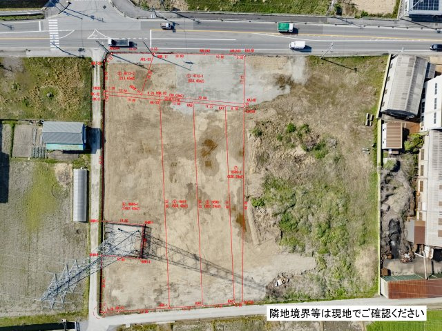 滋賀県彦根市南川瀬町　売土地の区画図|2026年4月3日撮影