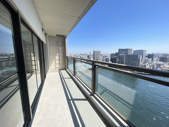 中央区新川１丁目の賃貸マンションのその他|バルコニー