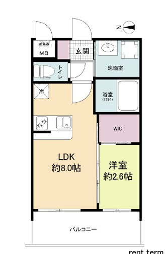 セレニテ新大阪ミラク壱番館の間取り
