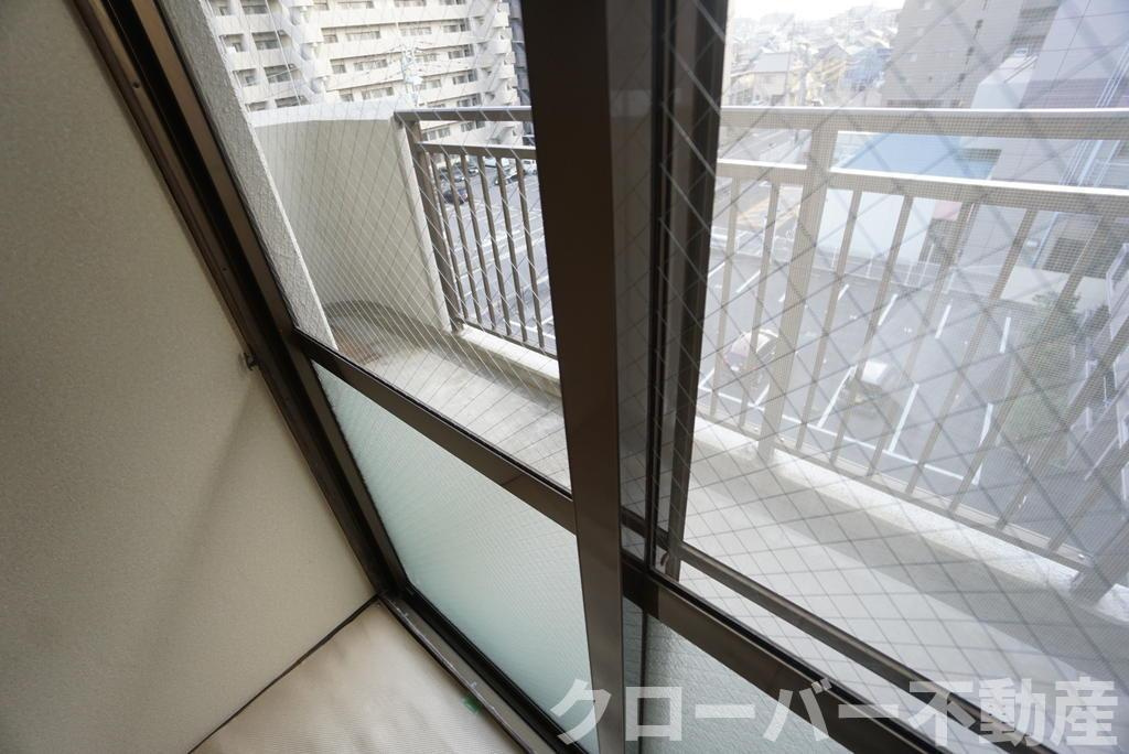 五福マンションのバルコニー