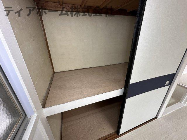 穴虫戸建の収納|こまごまとしたものを収納できそうですね