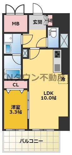 【間取り】 | セイワパレス丸の内駅前 | 間取りです