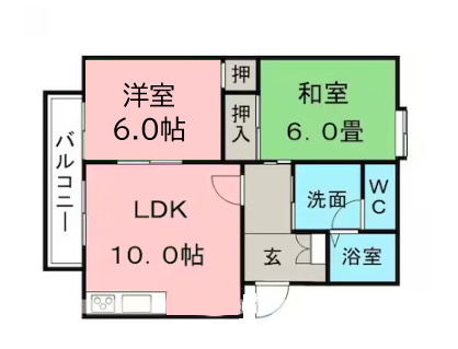 フレグランス和泉【キャッシュバック対象物件】の間取り|間取り図です