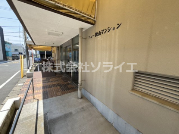 ニュー狭山マンションの駐輪場
