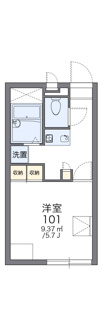 【間取り】 | レオパレスブルーメハイム高田Ⅱ | 画像2