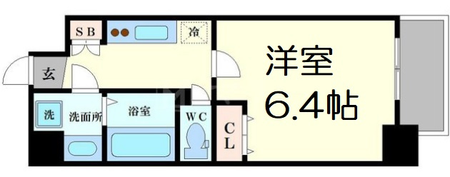 【間取り】 | ジアコスモ九条シエル