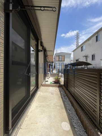 フェニックス小仙波Dのバルコニー